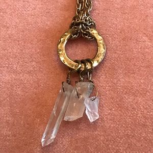 Gold & Crystal Necklace ⭐️